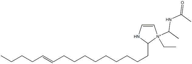 1-[1-(Acetylamino)ethyl]-1-ethyl-2-(10-pentadecenyl)-4-imidazoline-1-ium