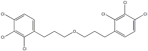 2,3,4-Trichlorophenylpropyl ether Structure