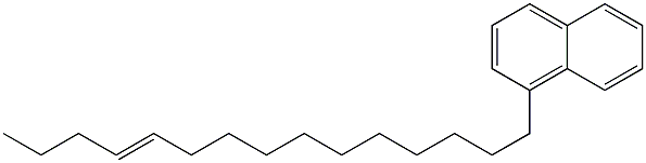 1-(11-ペンタデセニル)ナフタレン 化学構造式