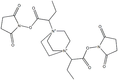 1,4-Bis[1-(2,5-dioxopyrrolidin-1-yloxycarbonyl)propyl]-1,4-diazoniabicyclo[2.2.2]octane
