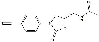 (5S)-5-Acetylaminomethyl-3-[4-cyanophenyl]oxazolidin-2-one