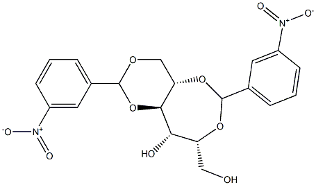 2-O,5-O:4-O,6-O-Bis(3-nitrobenzylidene)-L-glucitol