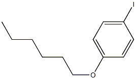 4-ヨード-1-(ヘキシルオキシ)ベンゼン 化学構造式