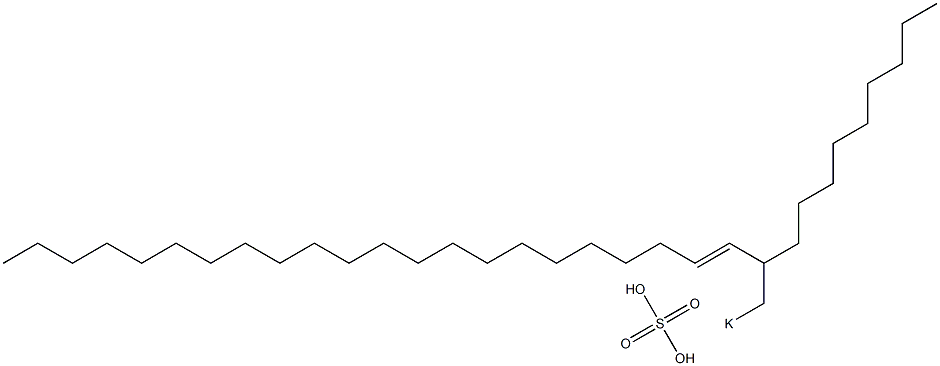 Sulfuric acid 2-nonyl-3-tetracosenyl=potassium ester salt