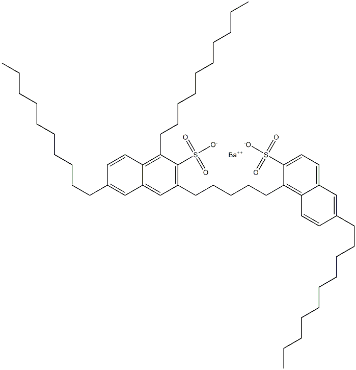 Bis(1,6-didecyl-2-naphthalenesulfonic acid)barium salt