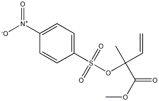 2-[[(p-Nitrophenyl)sulfonyl]oxy]-2-methyl-3-butenoic acid methyl ester