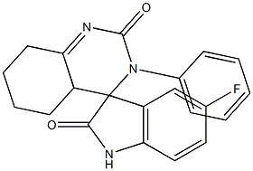 5'-Fluoro-3-phenyl-1',2,2',4a,5,6,7,8-octahydrospiro[quinazoline-4(3H),3'-[3H]indole]-2,2'-dione