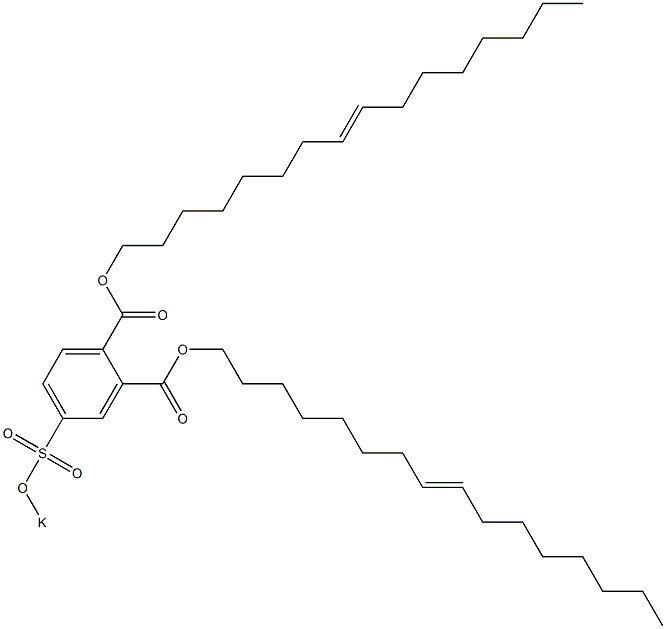 4-(Potassiosulfo)phthalic acid di(8-hexadecenyl) ester