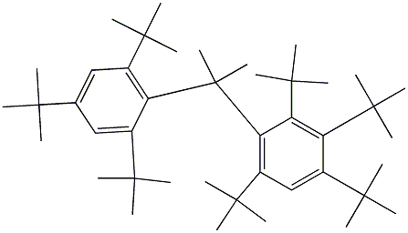 2-(2,3,4,6-Tetra-tert-butylphenyl)-2-(2,4,6-tri-tert-butylphenyl)propane