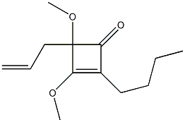 4-(2-Propenyl)-3,4-dimethoxy-2-butyl-2-cyclobuten-1-one