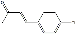 (E)-1-(4-クロロフェニル)-1-ブテン-3-オン 化学構造式