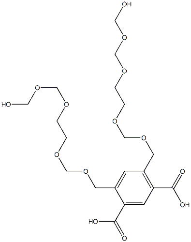 4,6-Bis(10-hydroxy-2,4,7,9-tetraoxadecan-1-yl)isophthalic acid