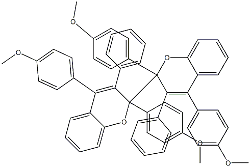 2,2',4,4'-Tetra(p-methoxyphenyl)-3,3'-diphenyl-2,2'-bi(2H-1-benzopyran)