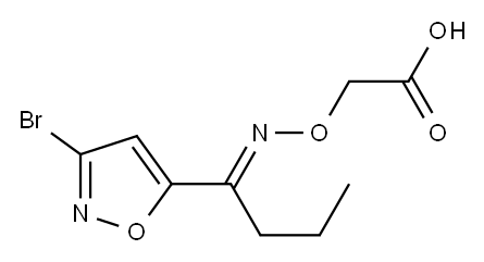 [[(E)-1-(3-Bromoisoxazol-5-yl)butylidene]aminooxy]acetic acid
