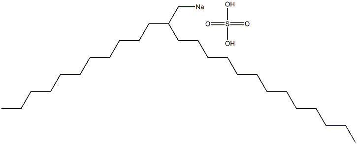 Sulfuric acid 2-undecylpentadecyl=sodium salt