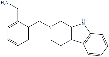 2-[[2,3,4,9-Tetrahydro-1H-pyrido[3,4-b]indol]-2-ylmethyl]benzylamine
