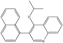 4-(Isopropyloxy)-3-(1-naphtyl)quinoline