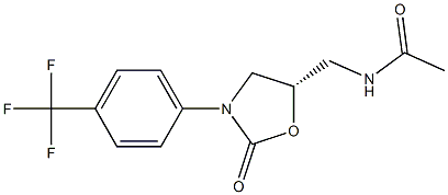 (5S)-5-Acetylaminomethyl-3-[4-trifluoromethylphenyl]oxazolidin-2-one