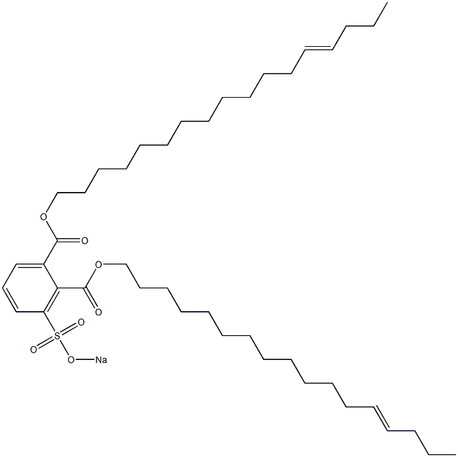3-(Sodiosulfo)phthalic acid di(13-heptadecenyl) ester