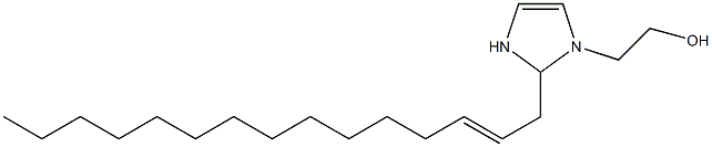 2-(2-ペンタデセニル)-4-イミダゾリン-1-エタノール 化学構造式