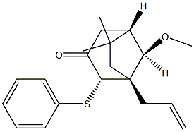 (1R,2S,5S,8R)-8-Methoxy-6,6-dimethyl-2-(phenylthio)-1-(2-propenyl)bicyclo[3.2.1]octan-3-one