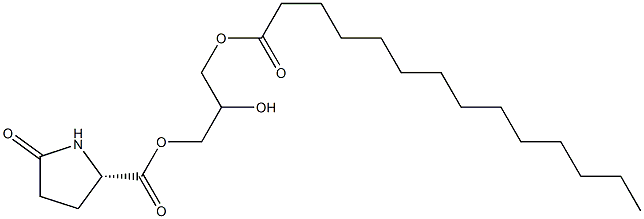 1-[(L-Pyroglutamoyl)oxy]-2,3-propanediol 3-tetradecanoate
