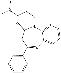 2-Phenyl-5-[3-(dimethylamino)propyl]-3H-pyrido[2,3-b][1,4]diazepin-4(5H)-one