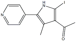 1-(2-iodo-4-methyl-5-(pyridin-4-yl)-1H-pyrrol-3-yl)ethanone