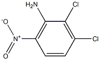 2,3-二氯-6-硝基苯胺 结构式