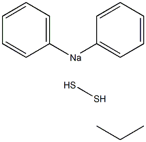 Phenyl disulfide propane sodium Structure