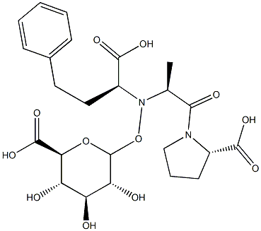 Enalaprilat N-Glucuronide Structure