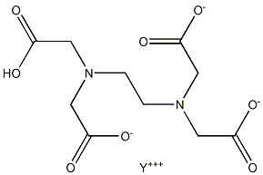 Yttrium hydrogen EDTA