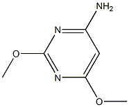 4-氨基-2,6-二甲氧嘧啶 结构式