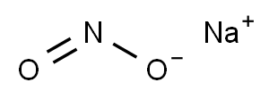 亚硝酸钠标液 结构式