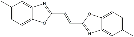 2,2'-vinylenebis[5-methylbenzoxazole] Structure