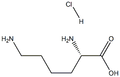 左旋-盐酸赖氨酸, , 结构式