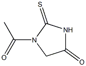 1-乙醯乙內醯硫脲 结构式