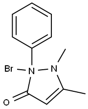 N-溴安替比林 结构式