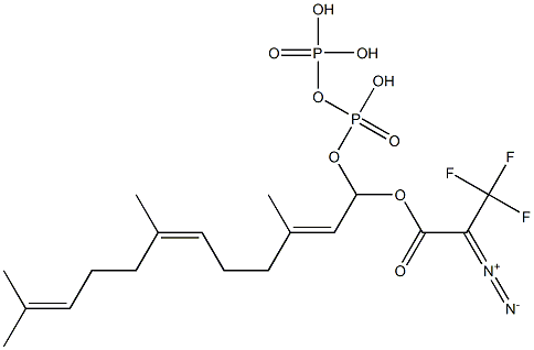 2-diazo-3,3,3-trifluoropropionyloxy-farnesyl diphosphate