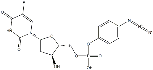 5-fluoro-2'-deoxyuridine 5'-(4-azidophenyl phosphate)