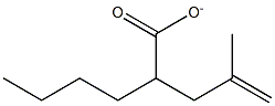 2-METHALLYLCAPROATE Struktur