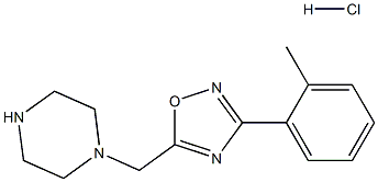 1-{[3-(2-METHYLPHENYL)-1,2,4-OXADIAZOL-5-YL]METHYL}PIPERAZINE HYDROCHLORIDE
