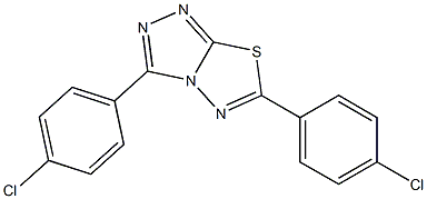 3,6-di(4-chlorophenyl)[1,2,4]triazolo[3,4-b][1,3,4]thiadiazole
