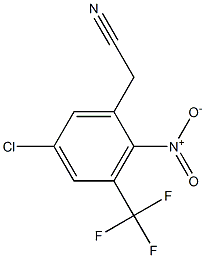 2-(5-chloro-3-(trifluoromethyl)-2-nitrophenyl)acetonitrile