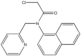2-chloro-N-(naphthalen-4-yl)-N-((pyridin-2-yl)methyl)acetamide