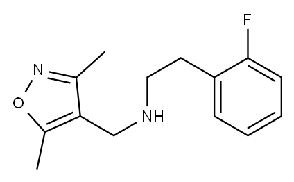 [(3,5-dimethyl-1,2-oxazol-4-yl)methyl][2-(2-fluorophenyl)ethyl]amine