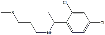 [1-(2,4-dichlorophenyl)ethyl][3-(methylsulfanyl)propyl]amine