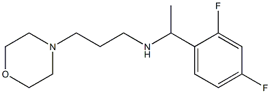 [1-(2,4-difluorophenyl)ethyl][3-(morpholin-4-yl)propyl]amine