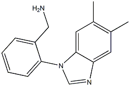[2-(5,6-dimethyl-1H-1,3-benzodiazol-1-yl)phenyl]methanamine