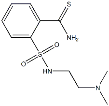 2-({[2-(dimethylamino)ethyl]amino}sulfonyl)benzenecarbothioamide
